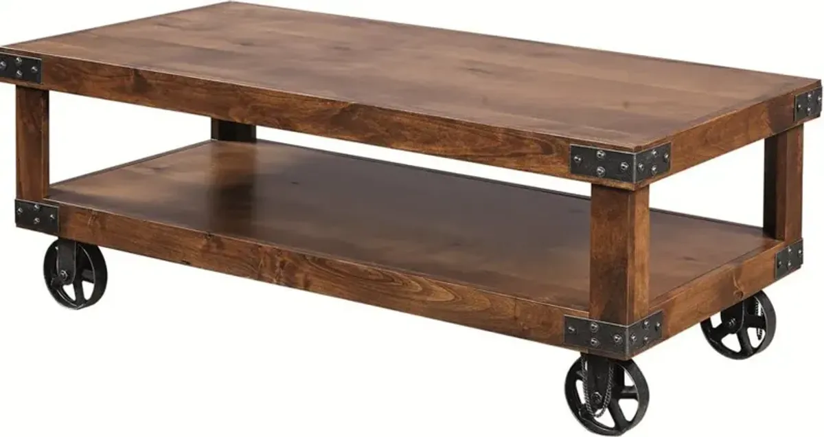 Aspenhome Industrial Fruitwood Coffee Table