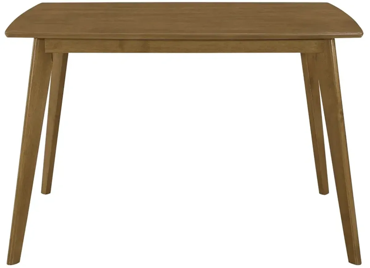 Kersey Rectangular 47 Inch Wood Dining Table Chestnut