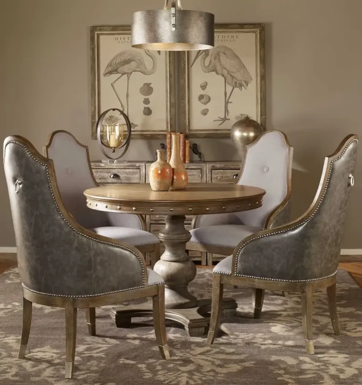 Uttermost Sylvana Light Gray Dining Table