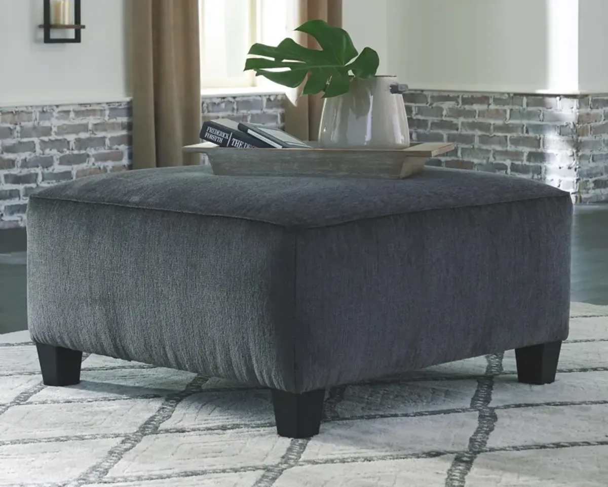 Ashley Abinger Smoke Oversized Accent Ottoman