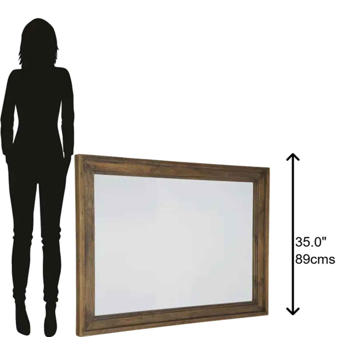 Hekman Mirror Beveled Glass Bedford Park