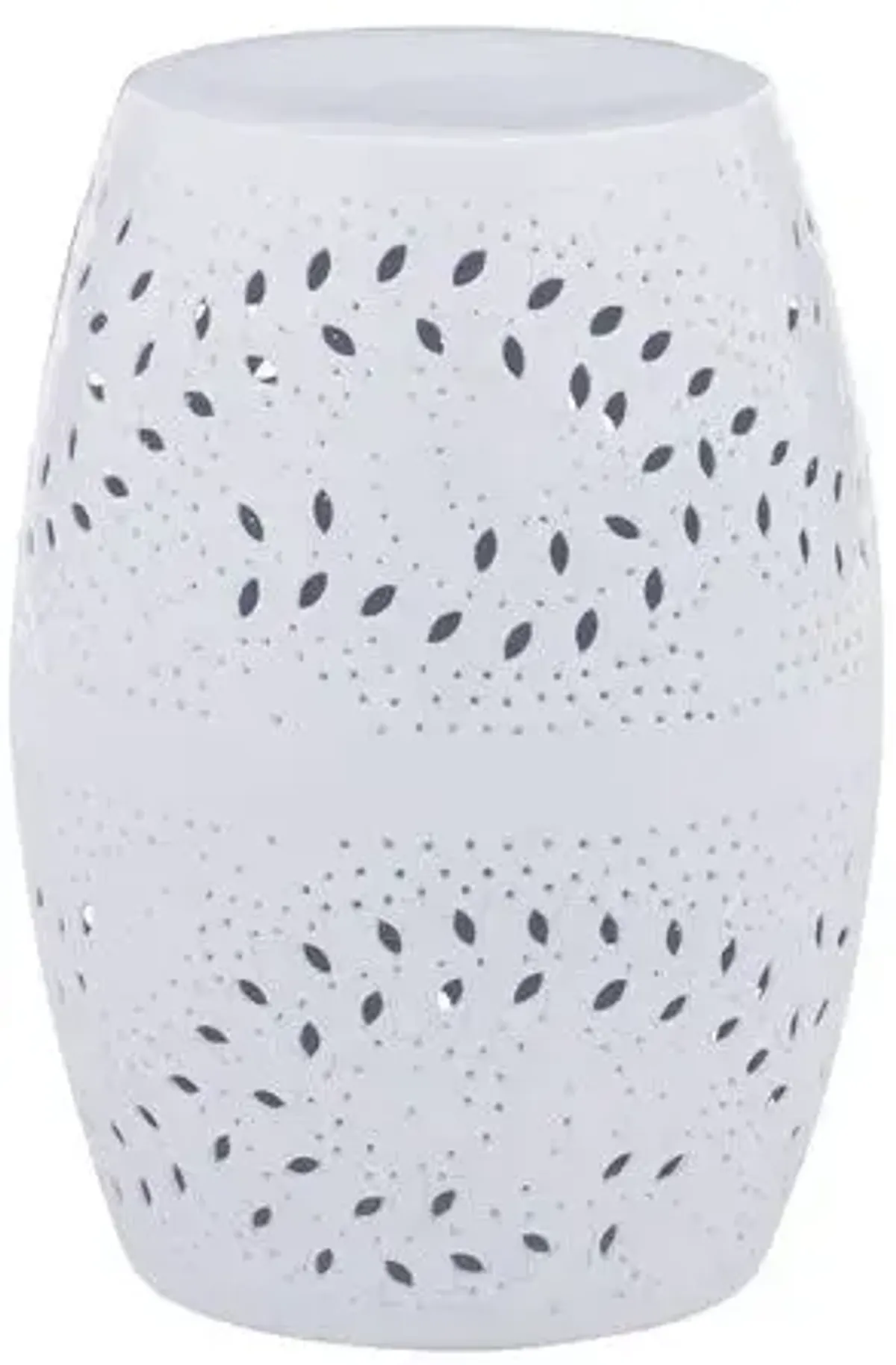Powell Safiya Side Table Bright White