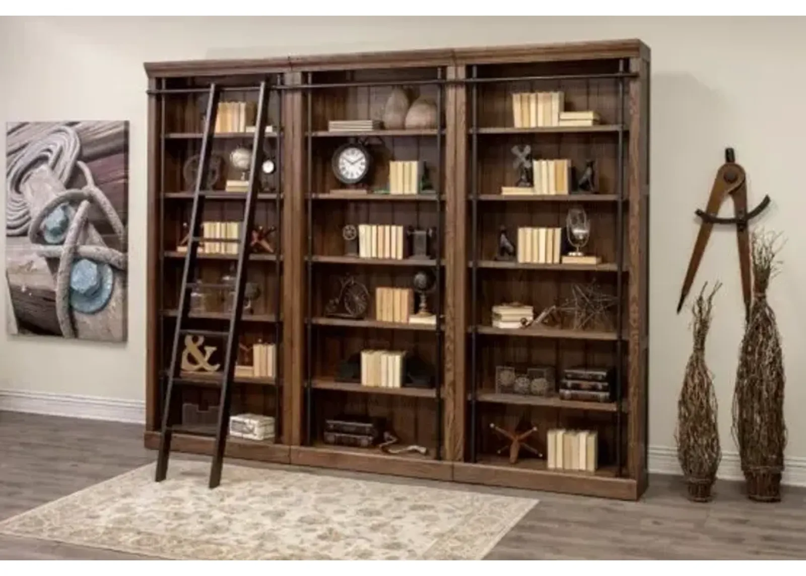 Martin Furniture Avondale Weathered Oak 94 Inch Tall Bookcase