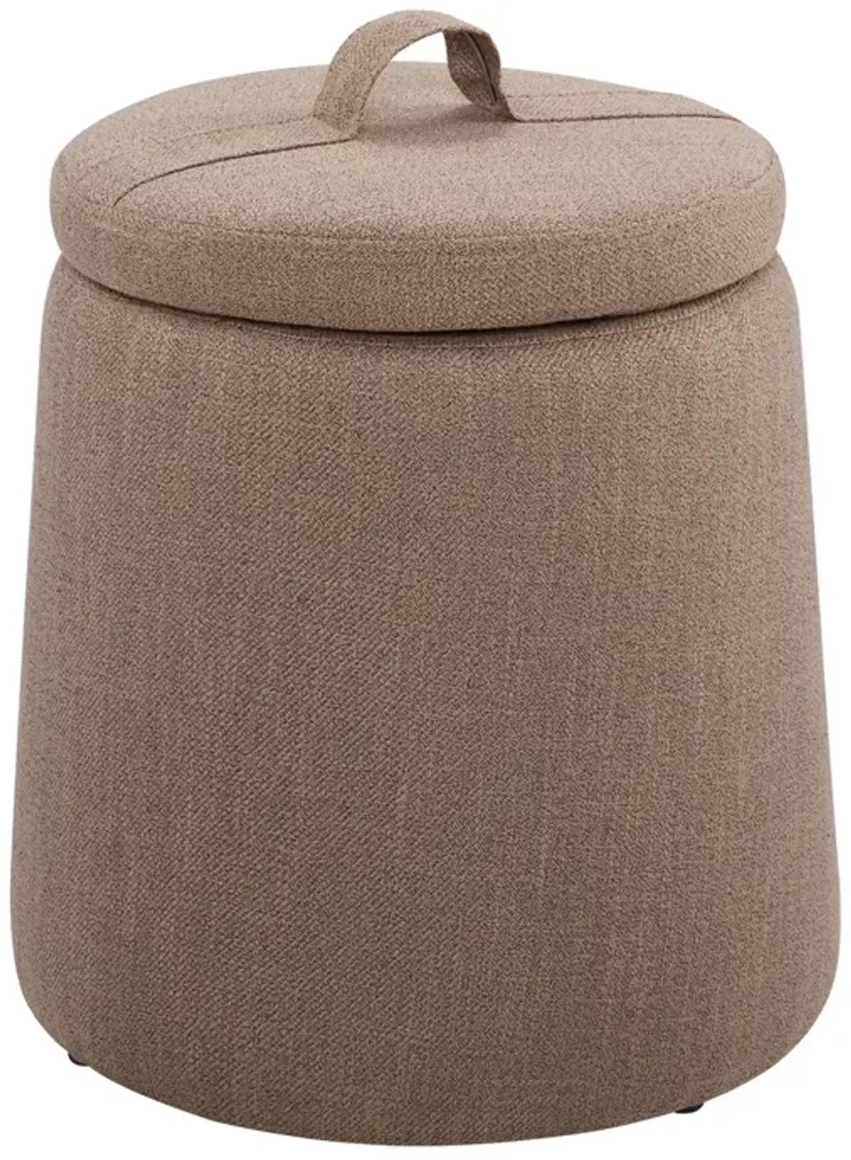 Linon Patric Light Brown Storage Ottoman