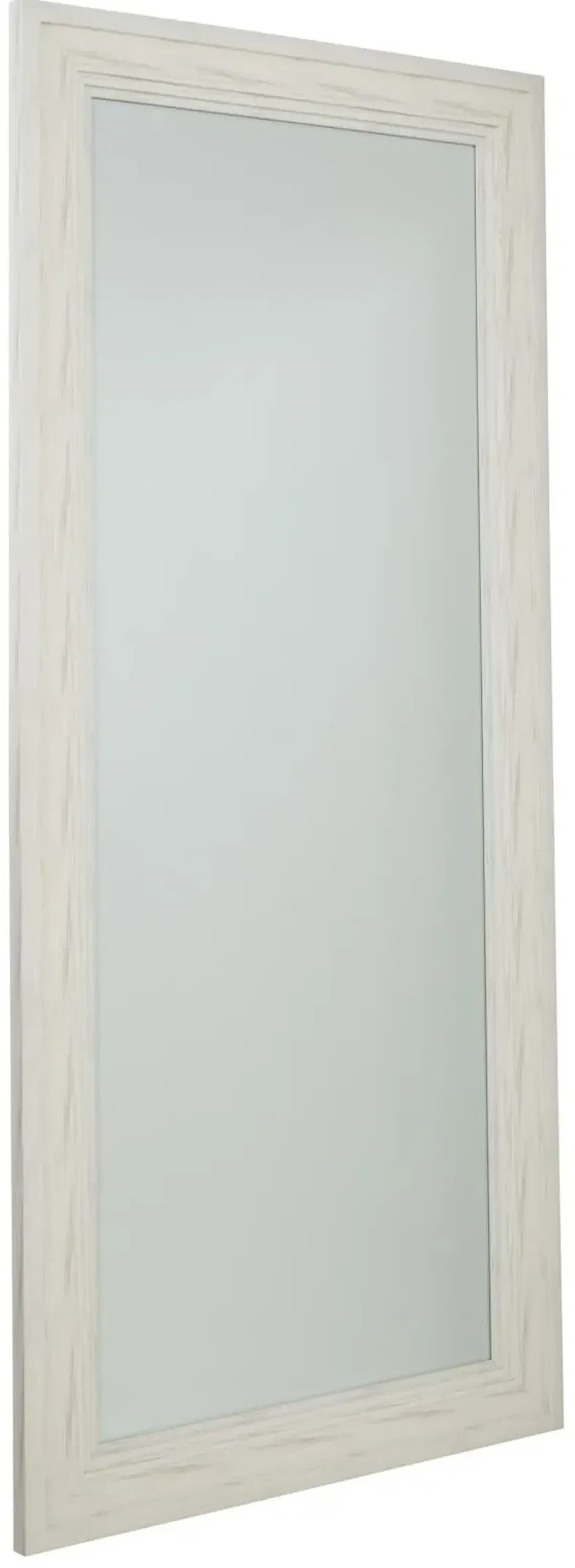 Ashley Jacee Floor Mirror Antique White Signature Design