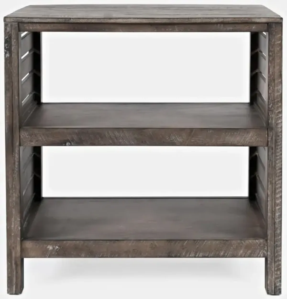 Jofran Clark Stonewall Grey Bookcase