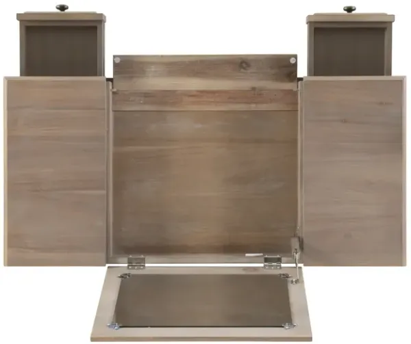 Linon Cyndi Gray Wash Vanity