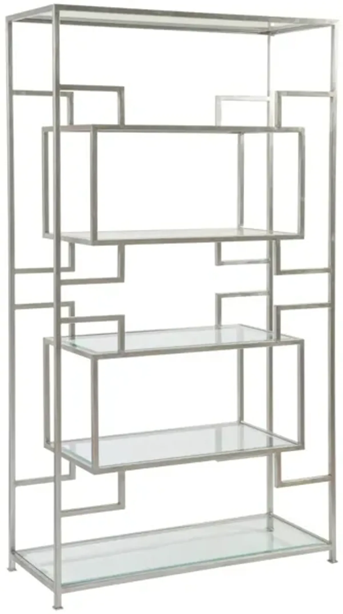 Artistica Home by Lexington Metal Designs Silver Leaf Metal Suspension Bookcase