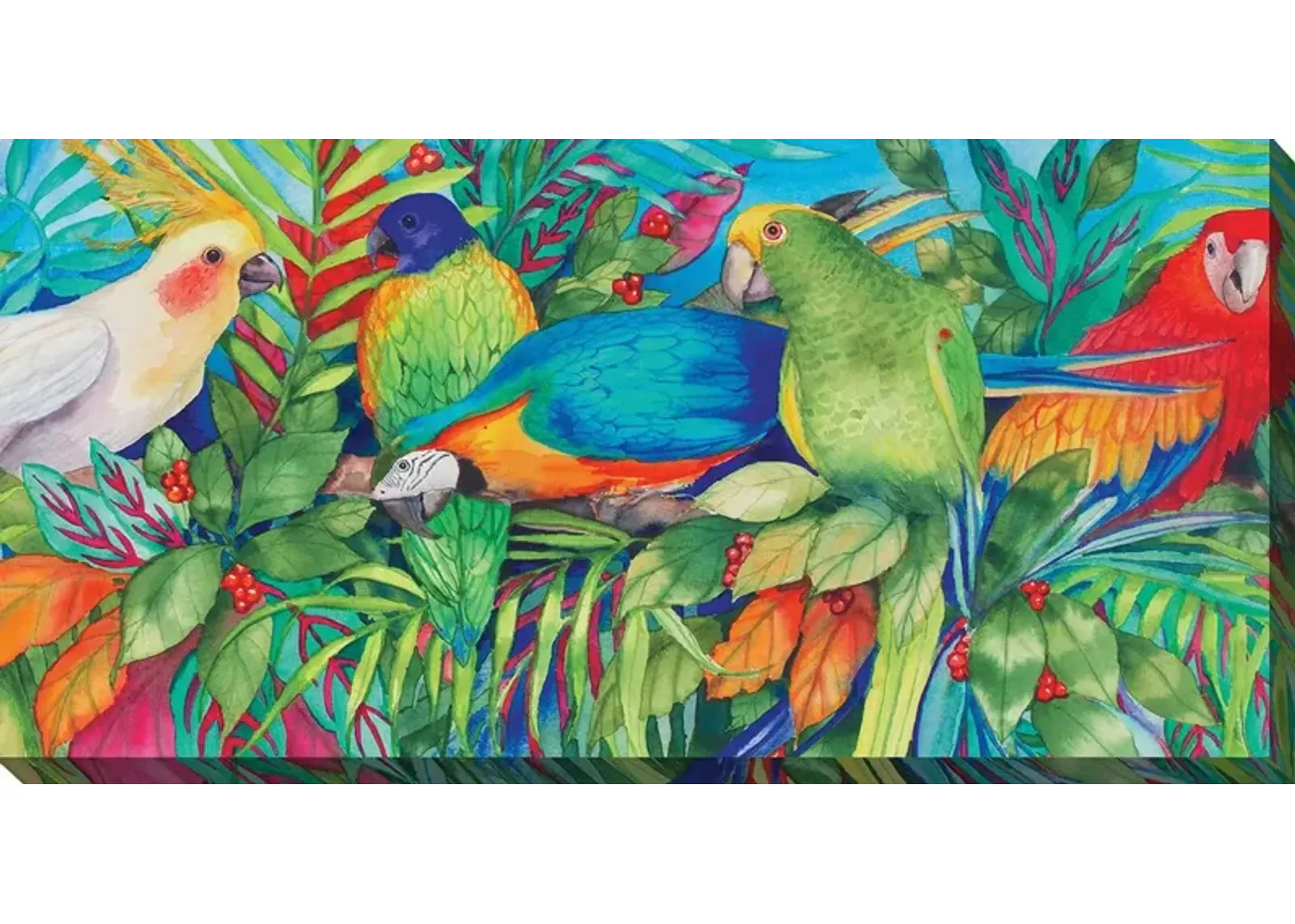 West of The Wind Polly & Friends 48X24 All Season Outdoor Canvas Art