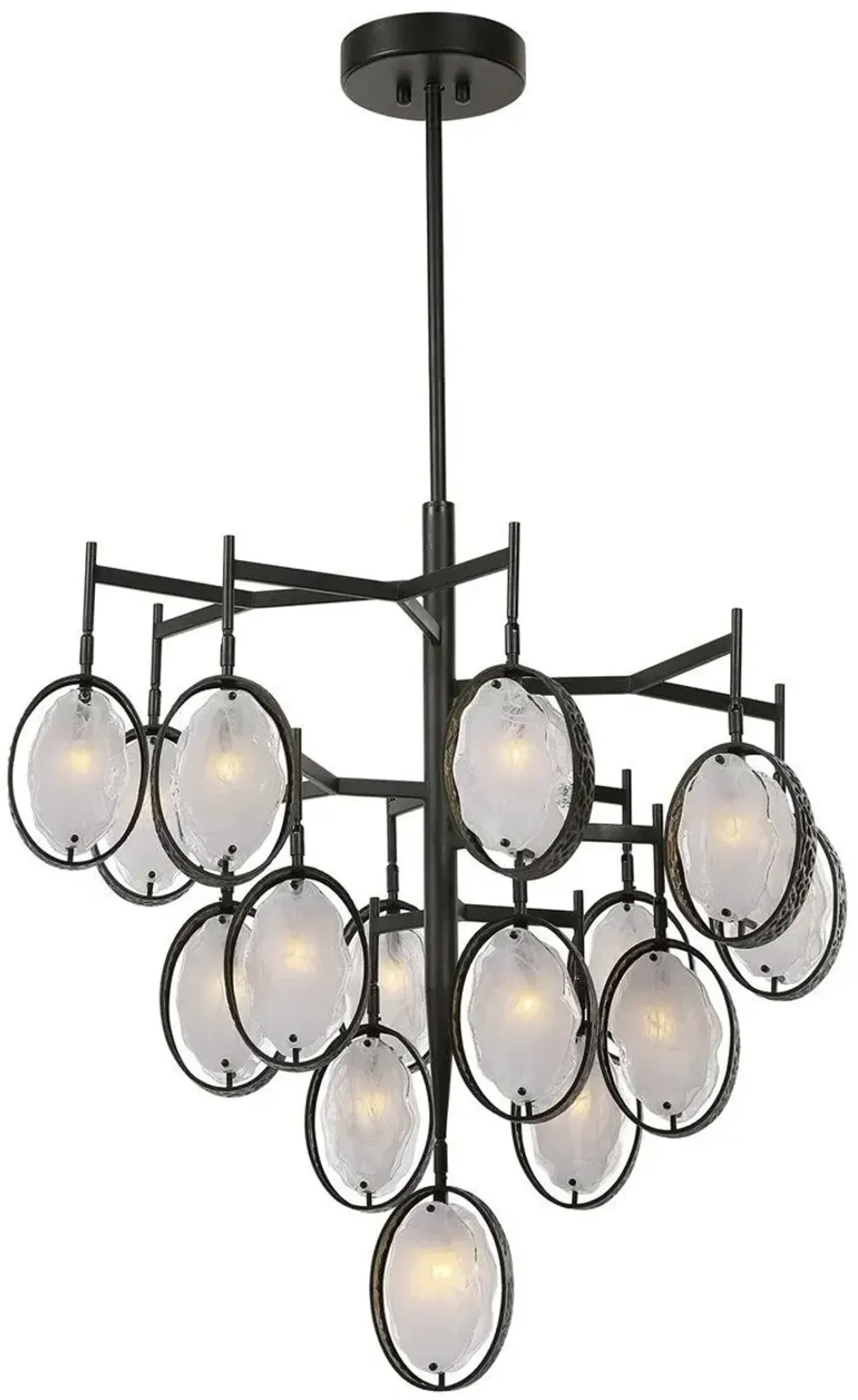 Uttermost Maxin 15 Light Large Bronze Chandelier