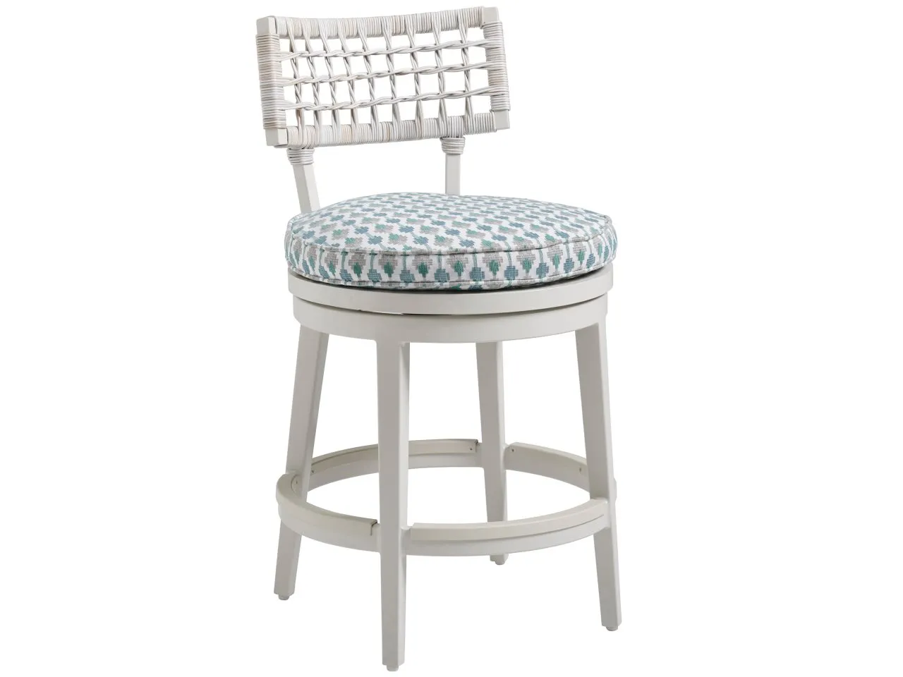 OUTDOOR SWIVEL COUNTER STOOL - SEABROOK