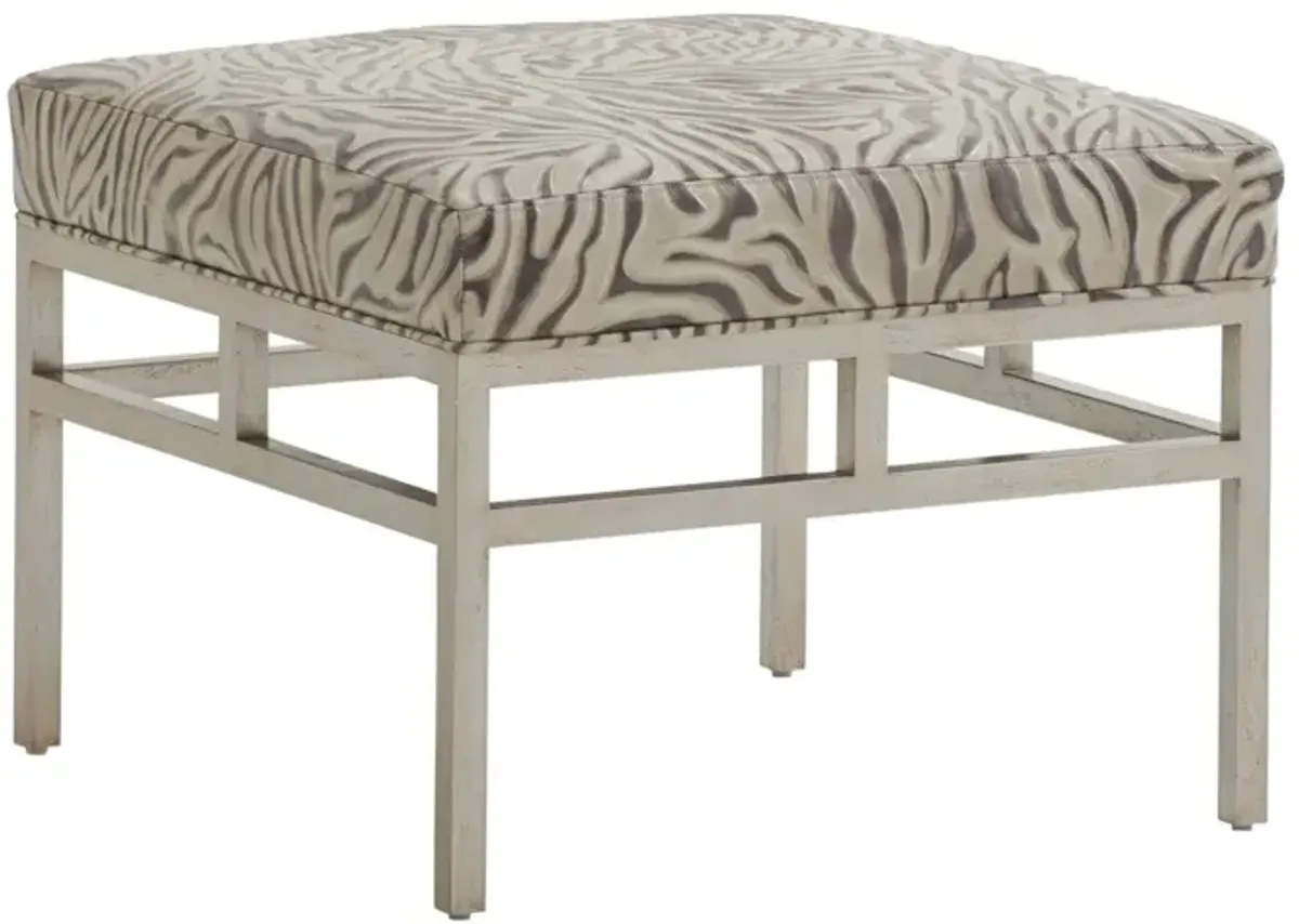 Barclay Butera Upholstery by Barclay Butera Lucca Leather Ottoman