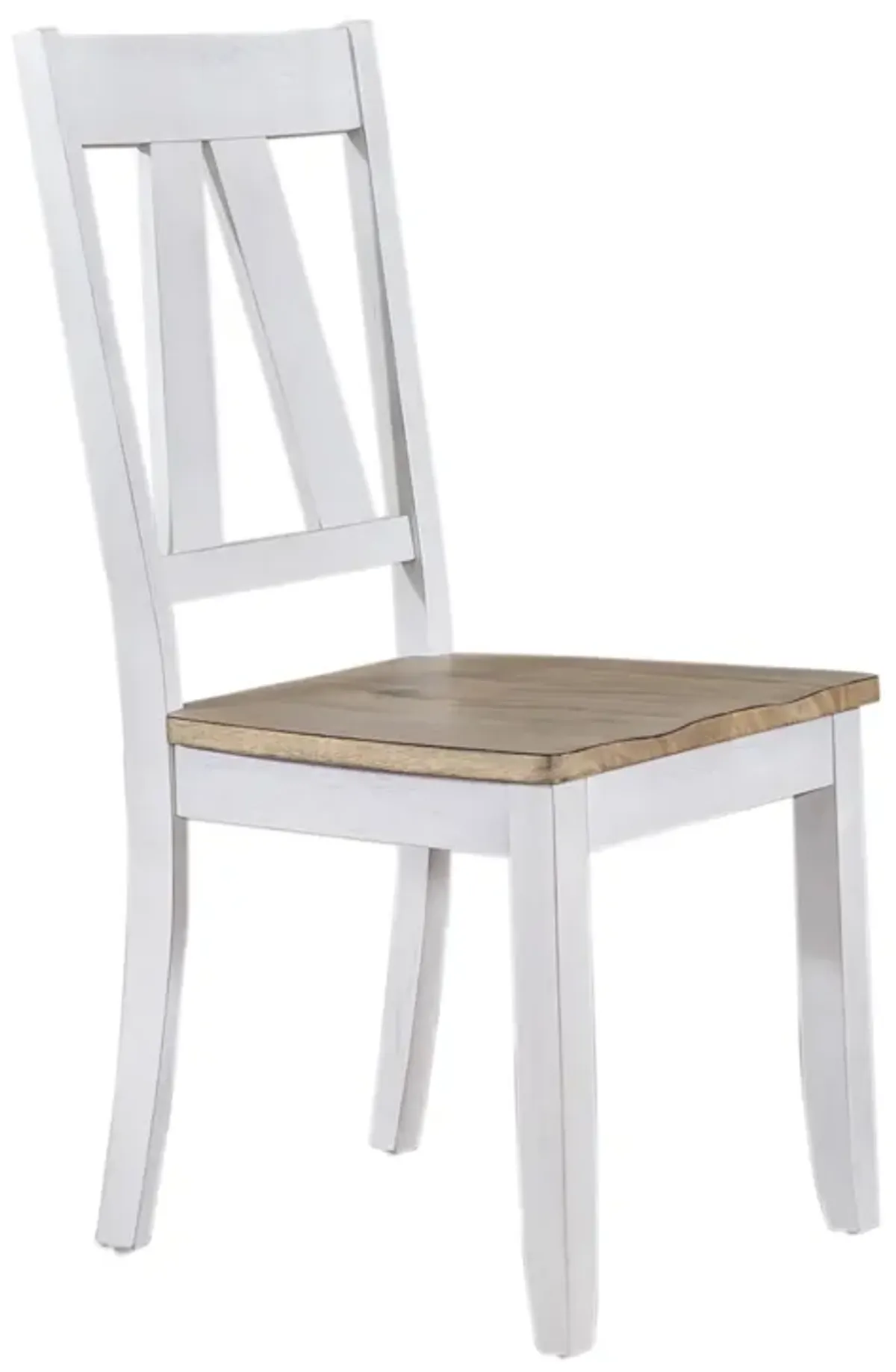 Liberty Furniture Lindsey Farm Sandstone/Weathered White Splat Back Side Chair