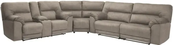 CAVALCADE 3-PIECE RECLINING SECTIONAL SLATE BENCHCRAFT