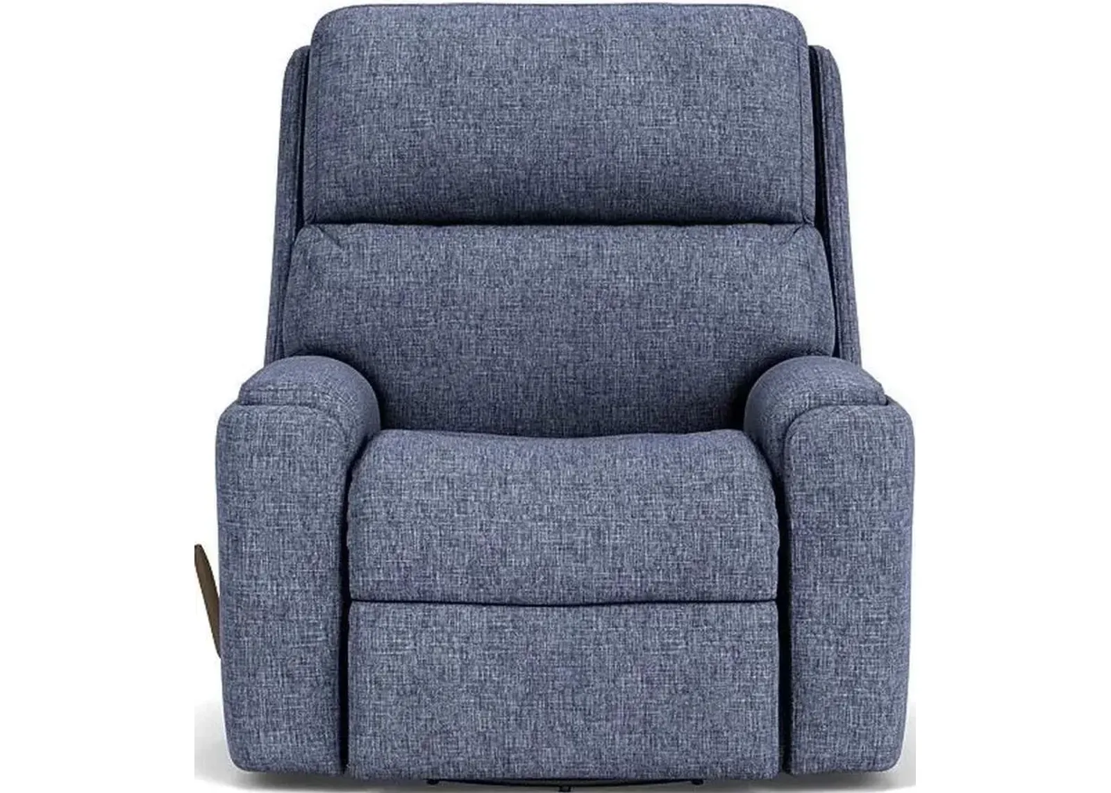 Flexsteel Rio Blue Indigo Swivel Gliding Manual Recliner