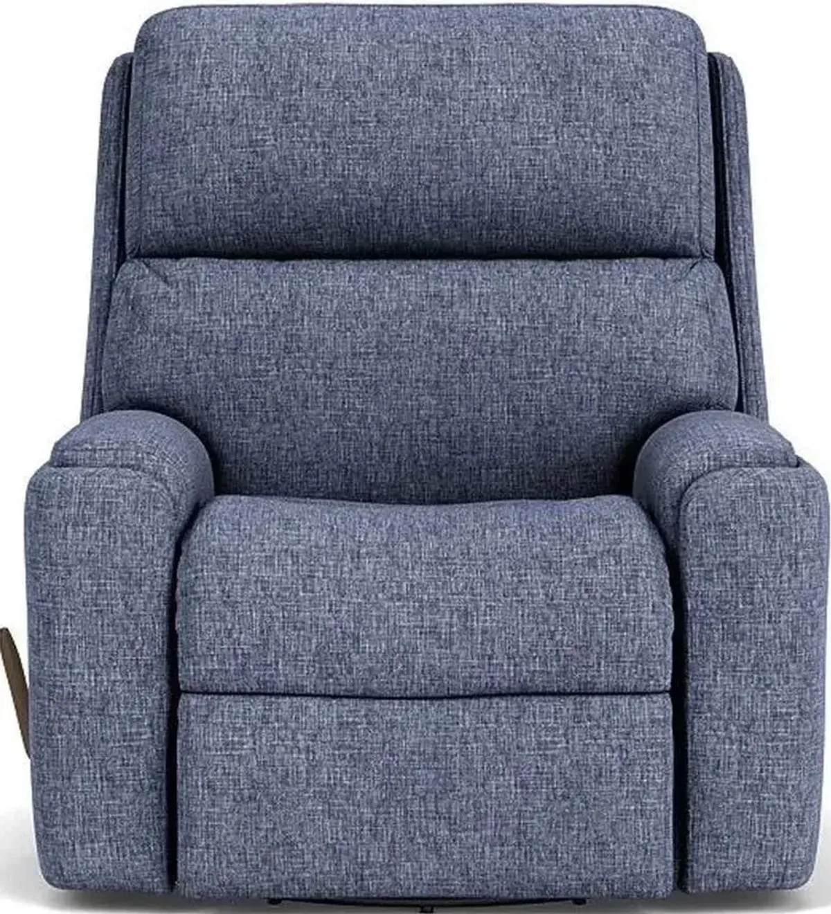 Flexsteel Rio Blue Indigo Swivel Gliding Manual Recliner