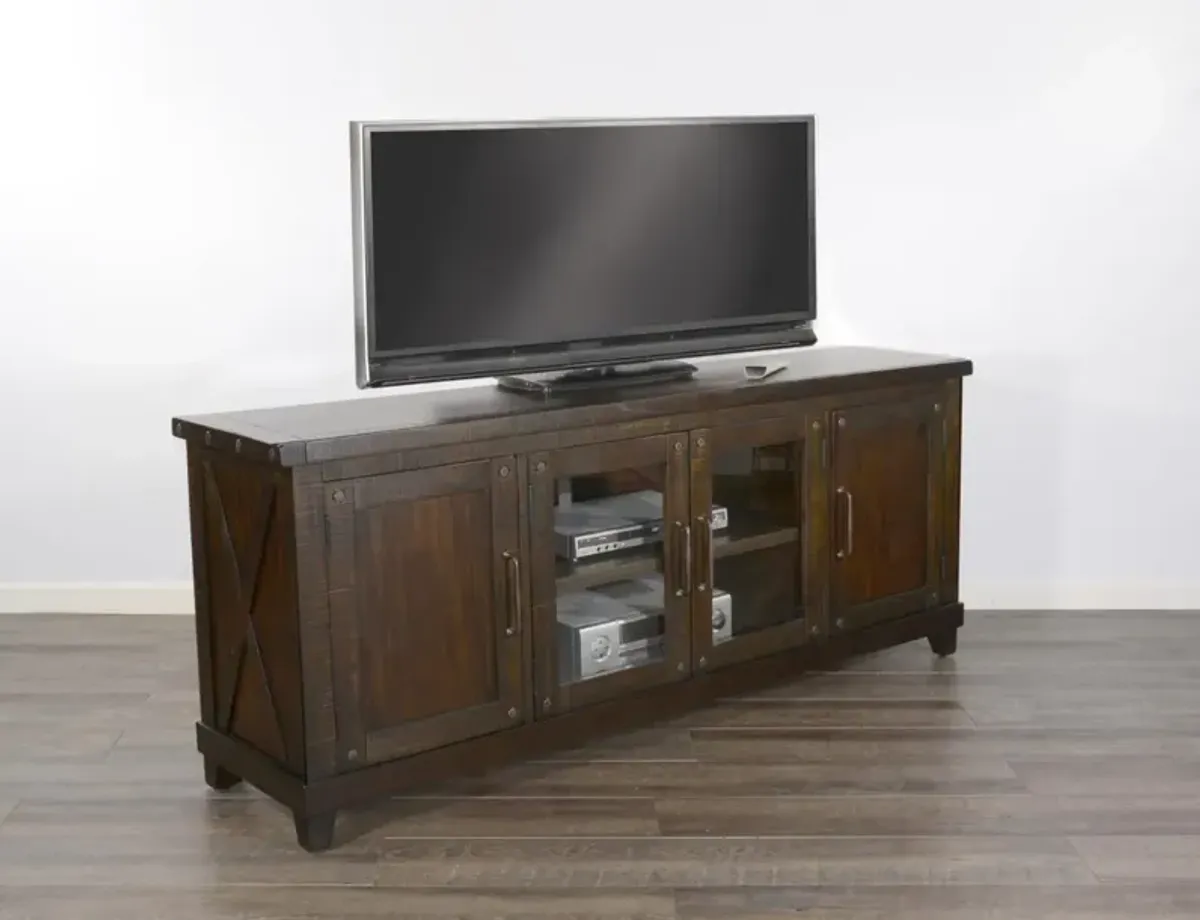 Sunny Designs Vivian Raisin 74 Inch Media TV Console