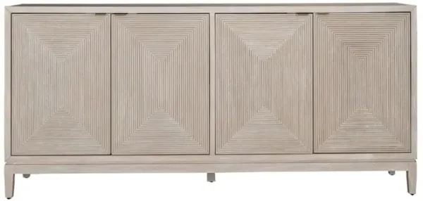 Liberty Furniture Kinsley Silver Champagne/Washed Taupe Accent Cabinet