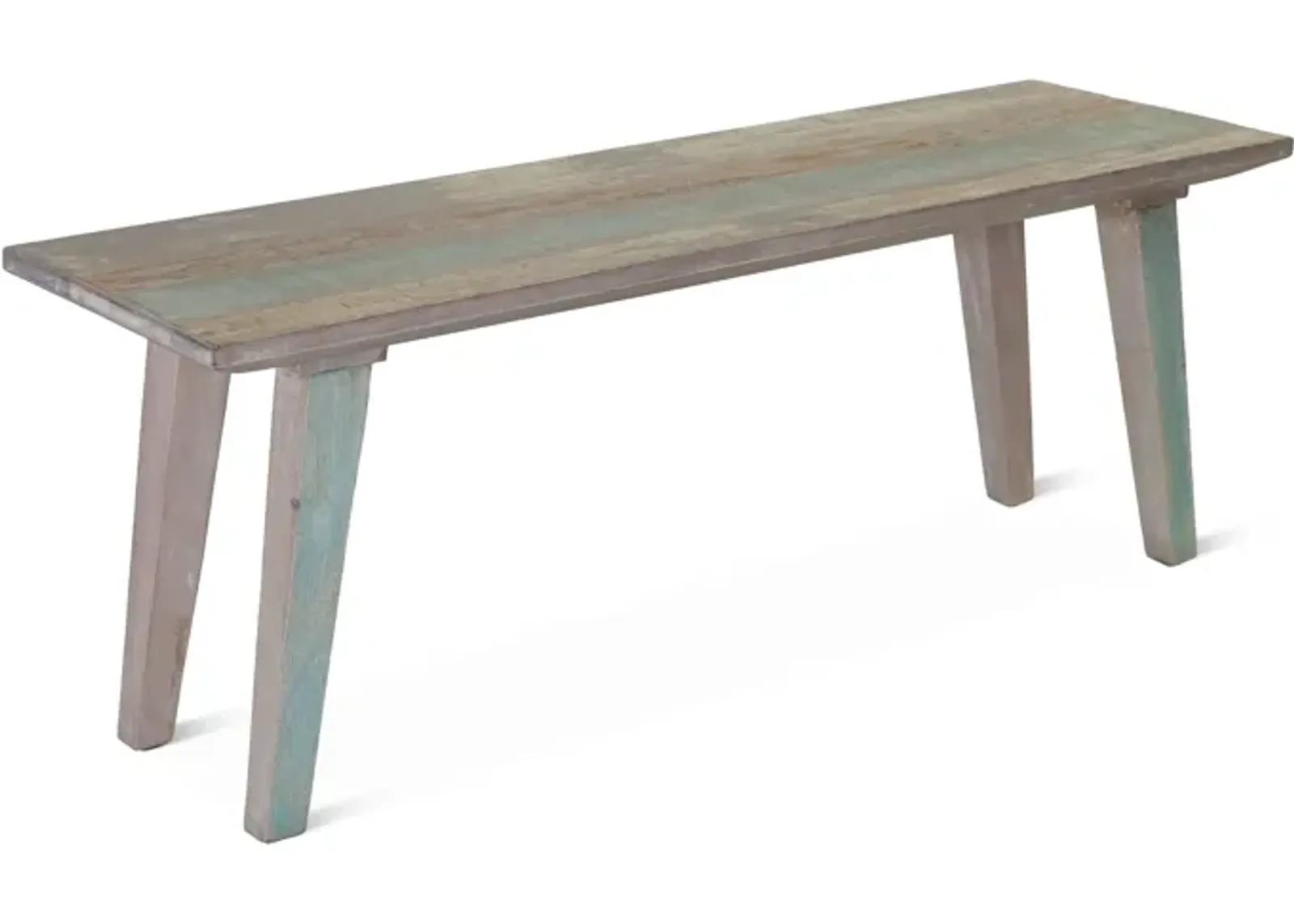 Home Trends Design Ibiza 48-Inch Vintage Reclaimed Teak Dining Bench