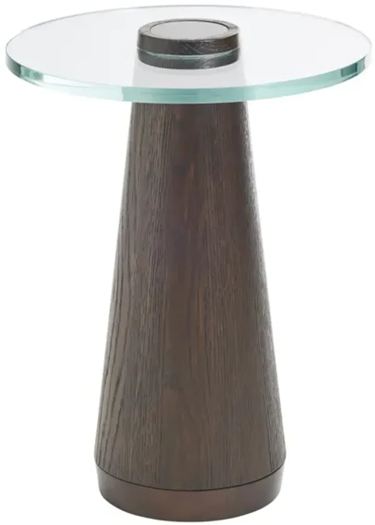 Barclay Butera by Lexington Park City Apex Glass Top Accent Table
