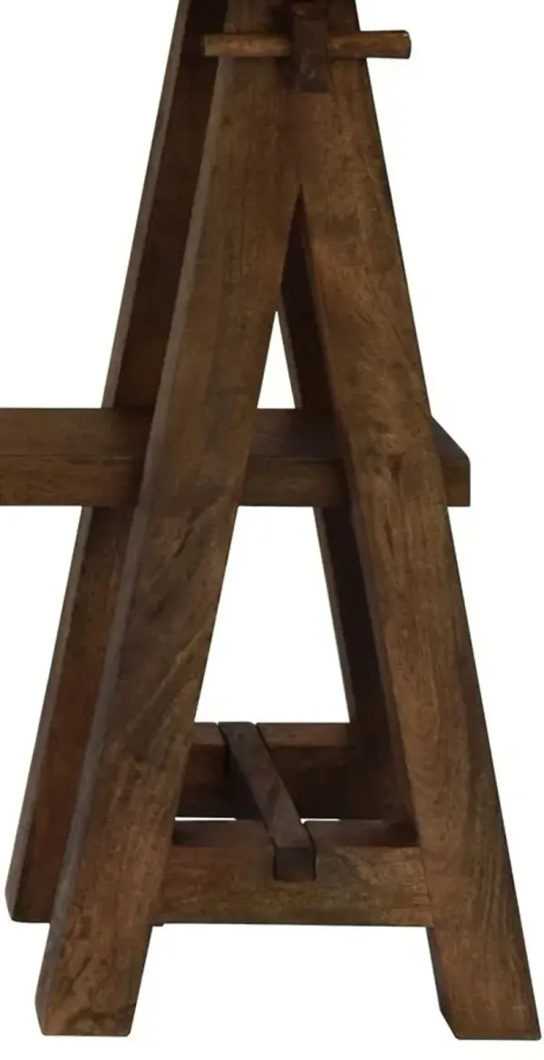 Crestview Bengal Manor Mango Wood A-Frame Narrow Console