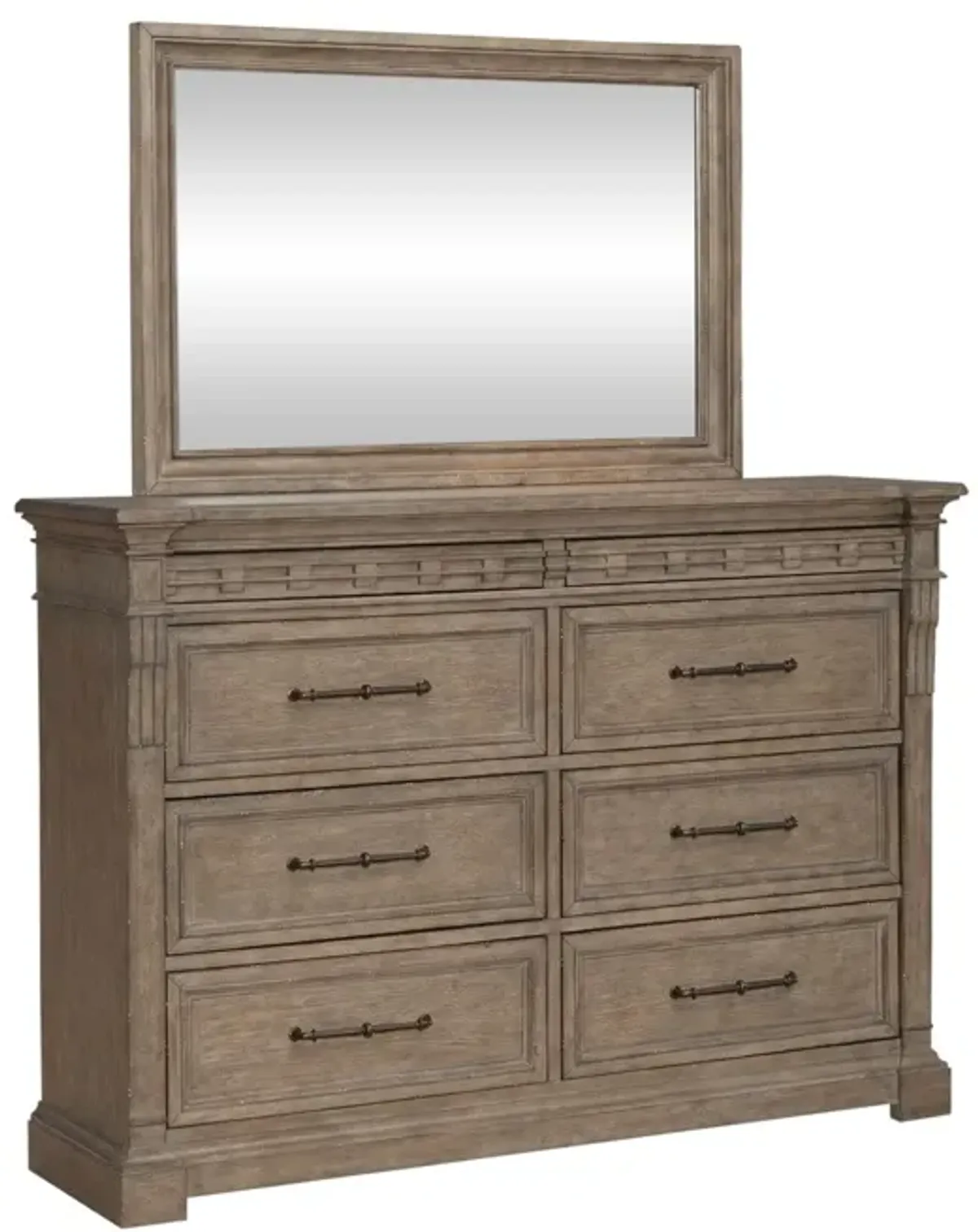 Liberty Furniture Dresser & Mirror Town & Country