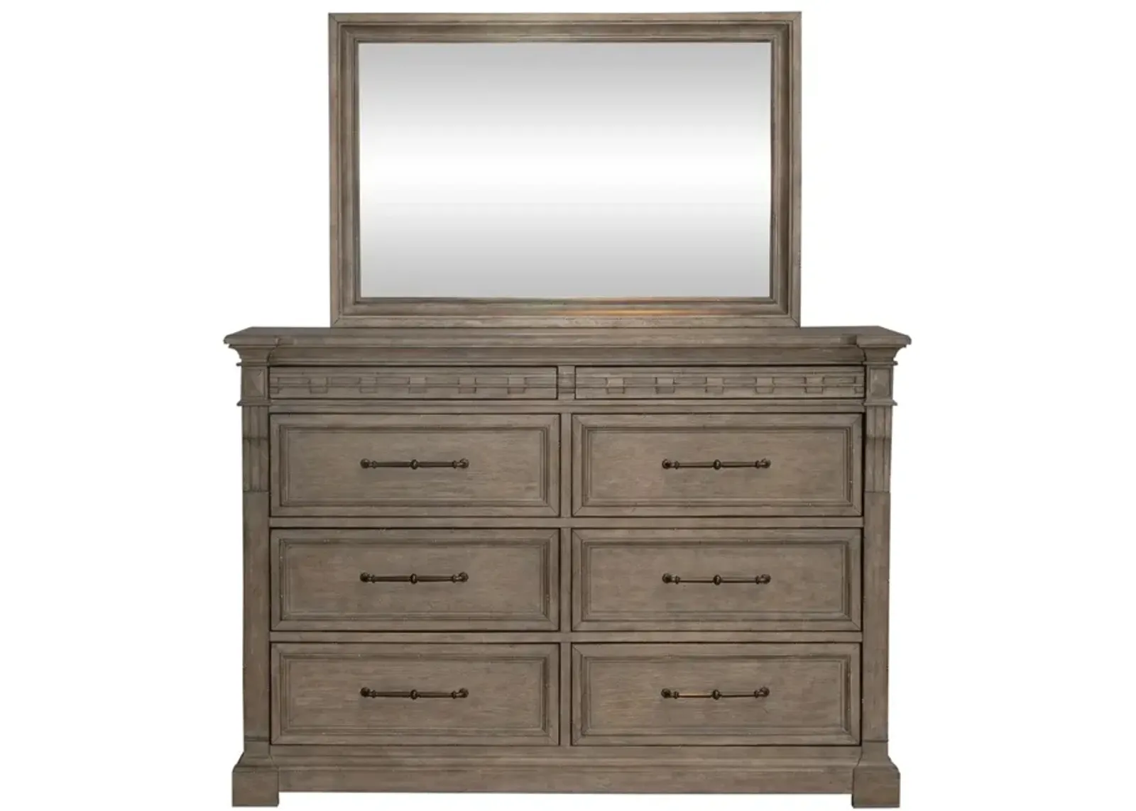 Liberty Furniture Dresser & Mirror Town & Country