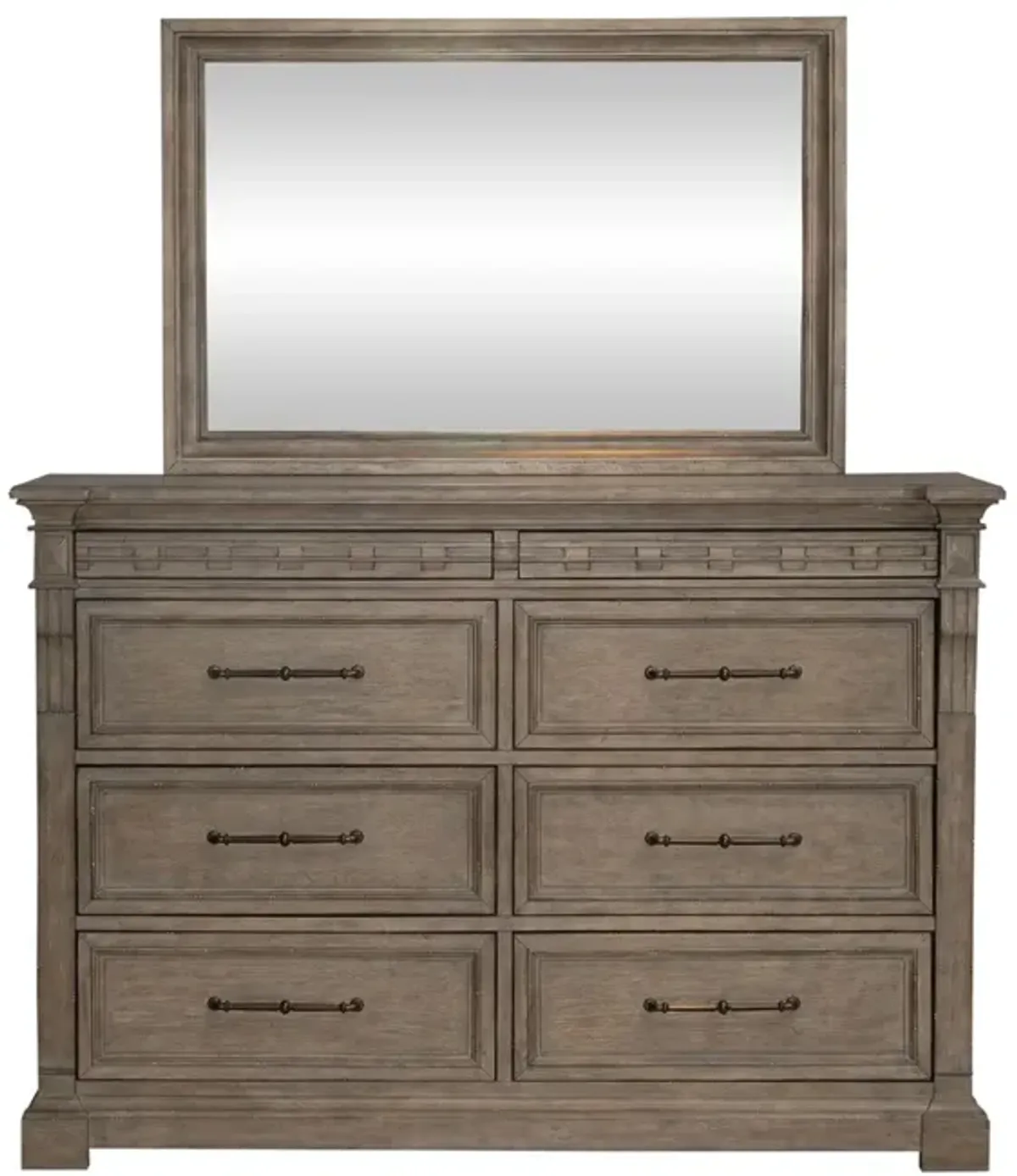 Liberty Furniture Dresser & Mirror Town & Country