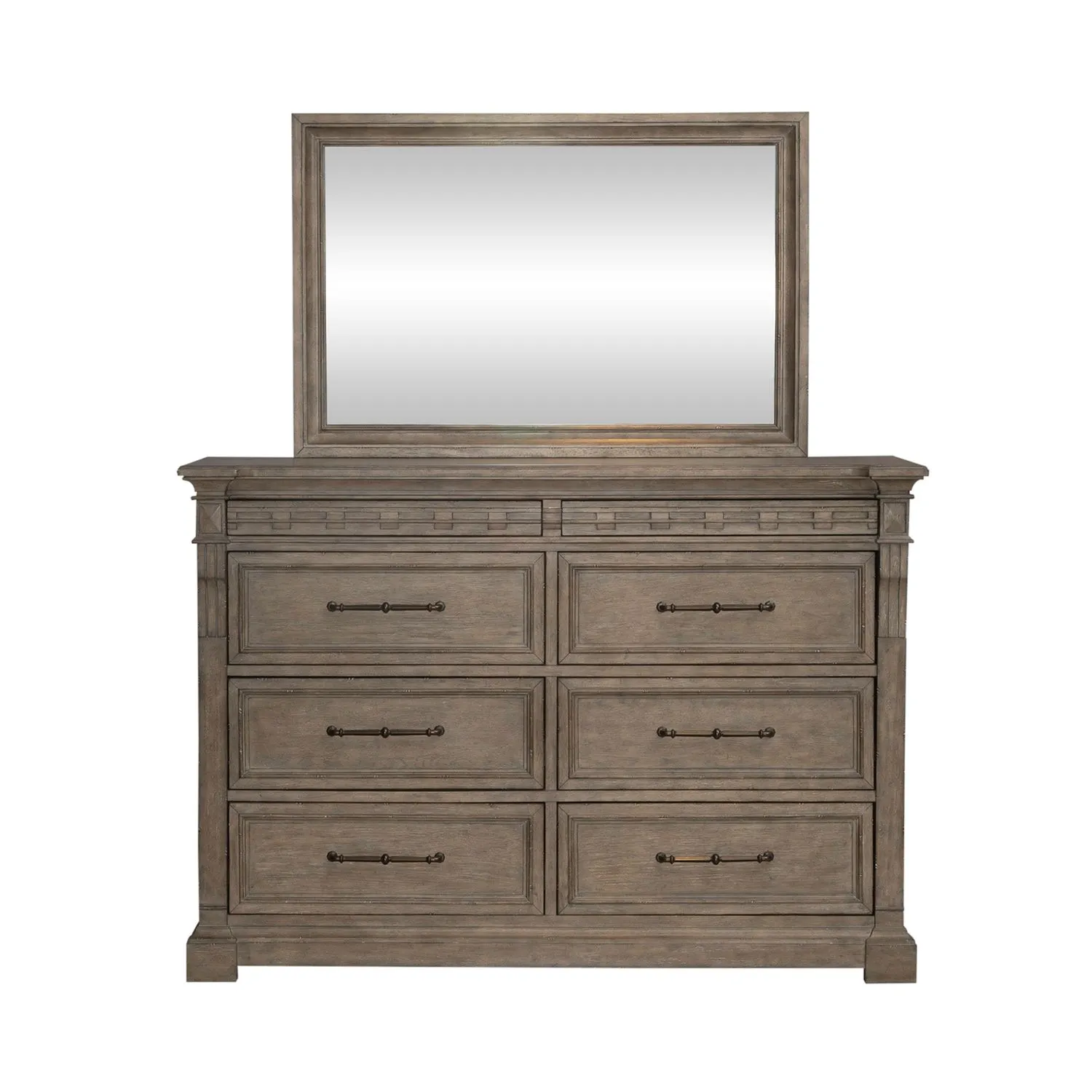 DRESSER AND MIRROR - TOWN AND COUNTRY