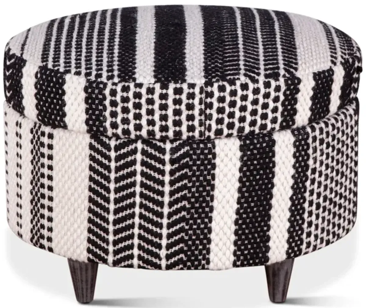 Home Trends Design Marrakech Upholstered Multi Color Storage Ottoman