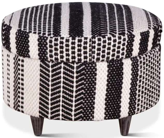 MARRAKECH UPHOLSTERED MULTI-COLOR STORAGE OTTOMAN