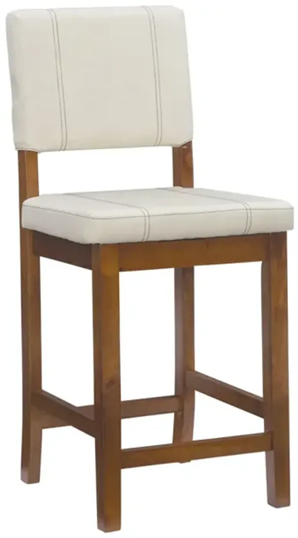 Linon Milano Counter Stool Cream