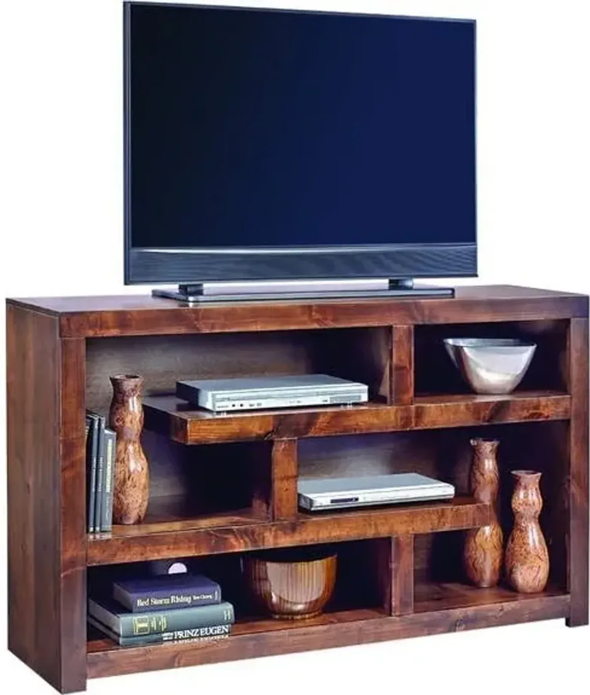 Aspenhome Lifestyle Tobacco 60 Inch Open TV Stand Console