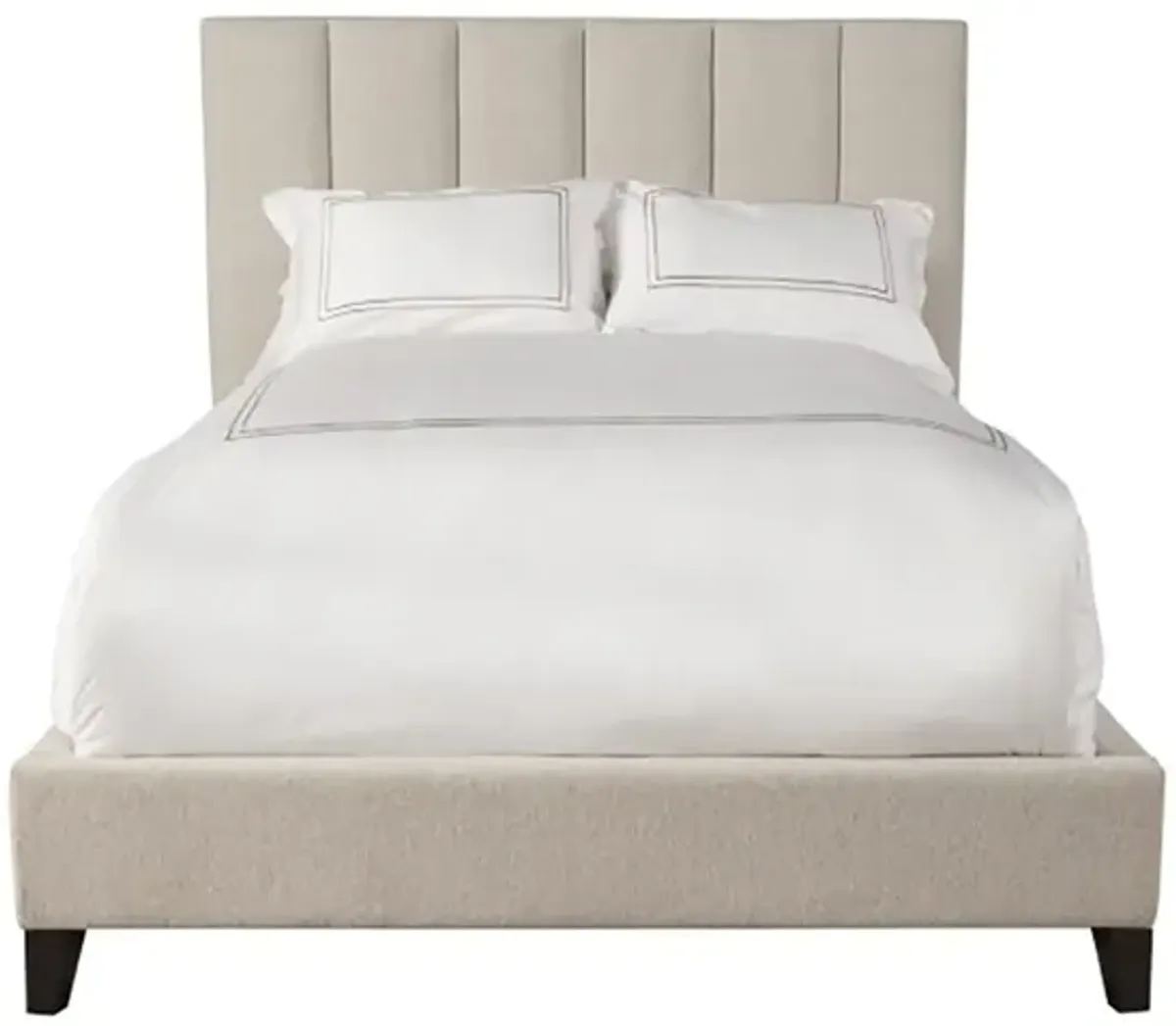 Avery Collection Queen Size Headboard in Dune Beige Color