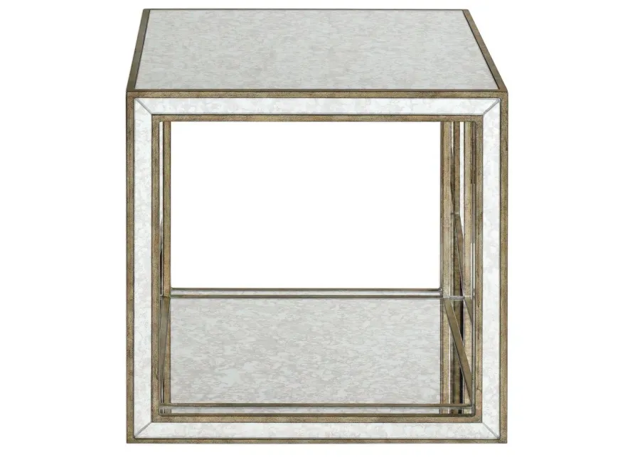 JULIE GOLD ACCENT TABLE