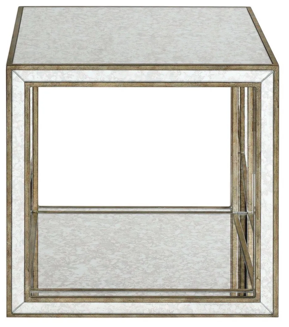 JULIE GOLD ACCENT TABLE