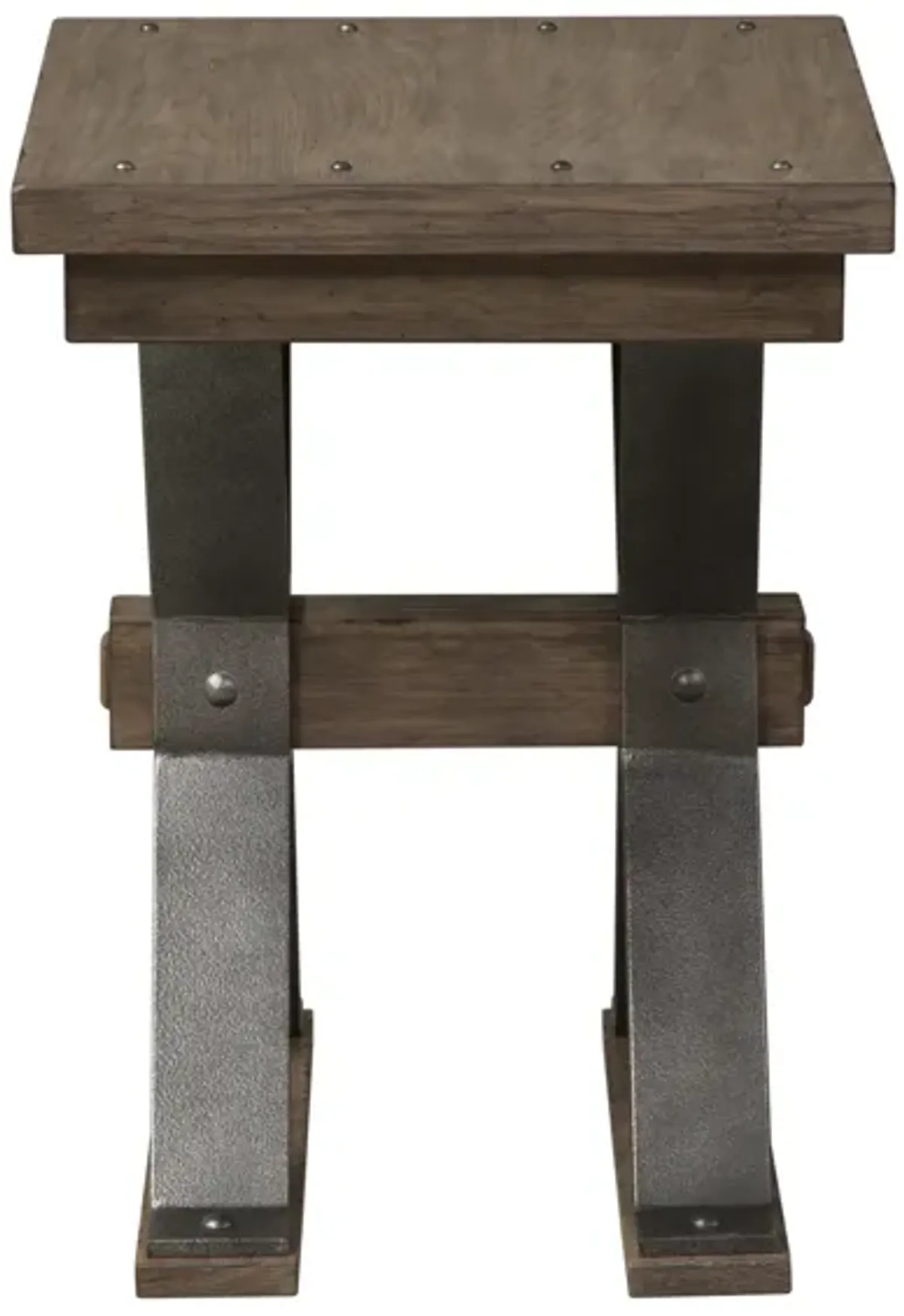 Liberty Furniture Sonoma Road Weather Beaten Bark Chair Side Table