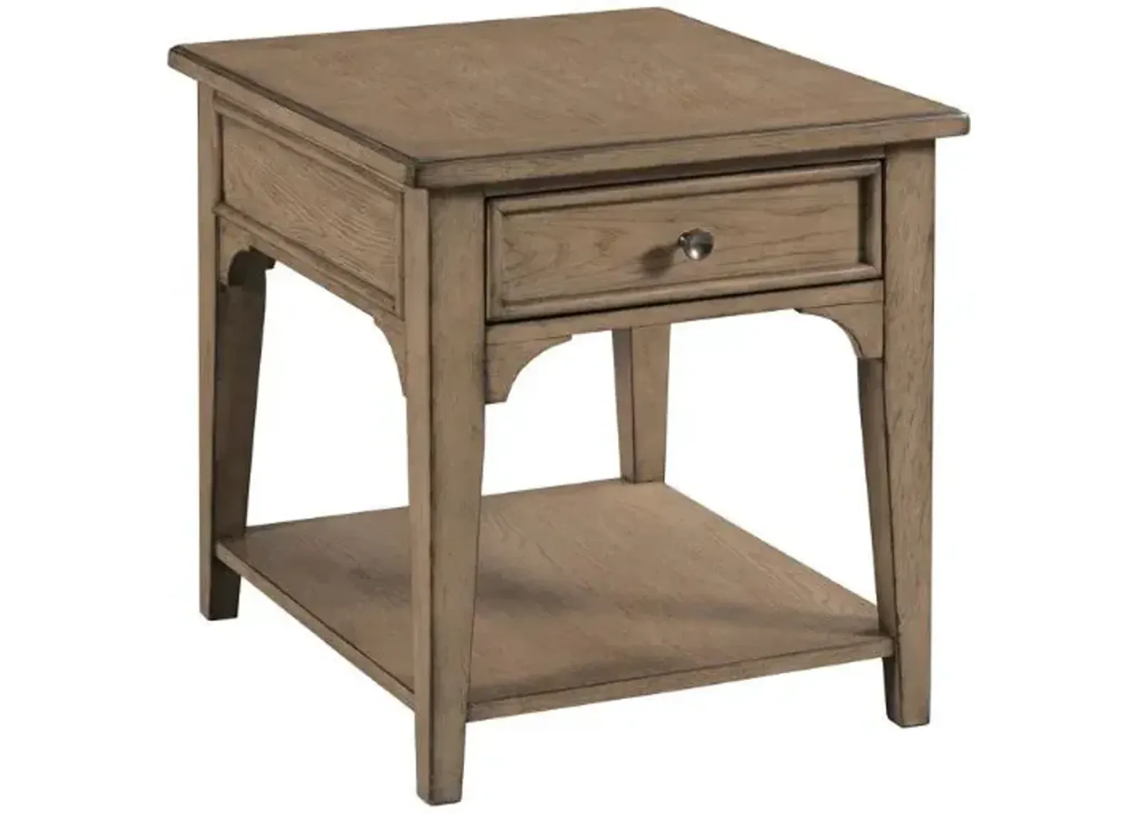 Hammary Carmine Latte Beatrix Drawer End Table