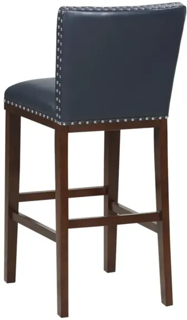Steve Silver Tiffany Navy 30-Inch Bar Stool