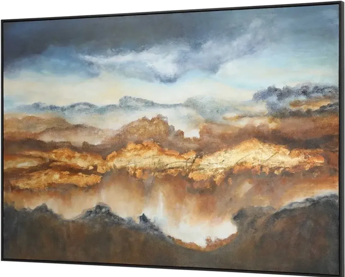 Uttermost Valley of Light Earth Tone Landscape Wall Art