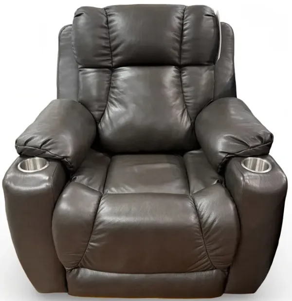 Southern Motion Big Man's Recliner with Power Headrest in Maximus Fossil