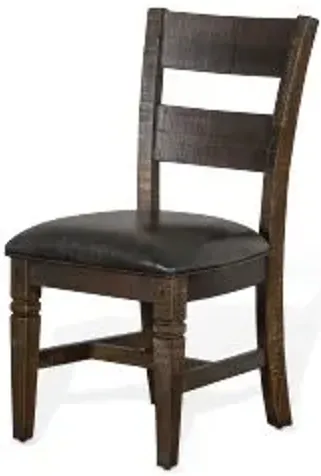 HOMESTEAD TOBACCO LEAF 38 INCH LADDERBACK DINING CHAIR