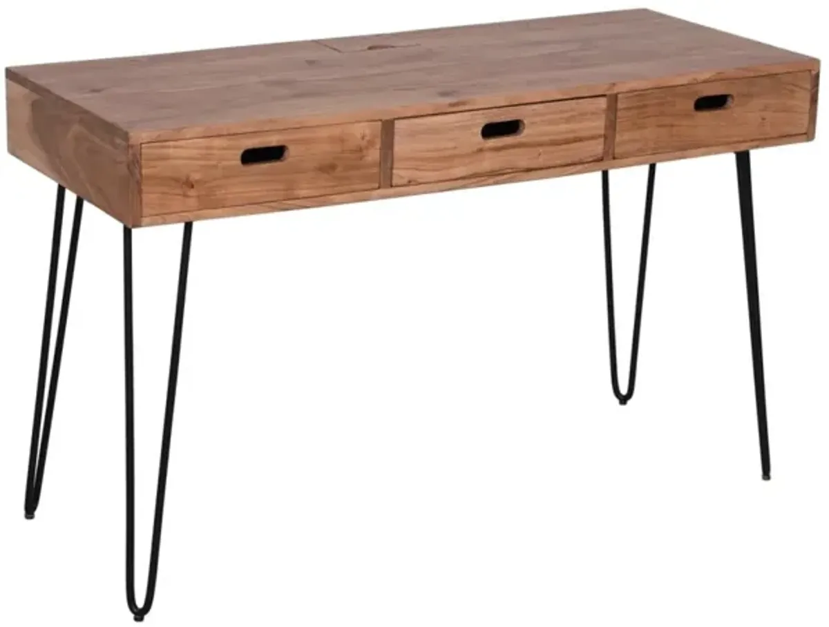 Jofran Rollins Power Writing Desk Natural