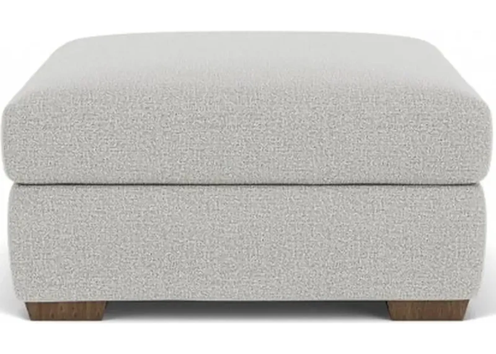 Flexsteel Collins Glacier Square Cocktail Ottoman