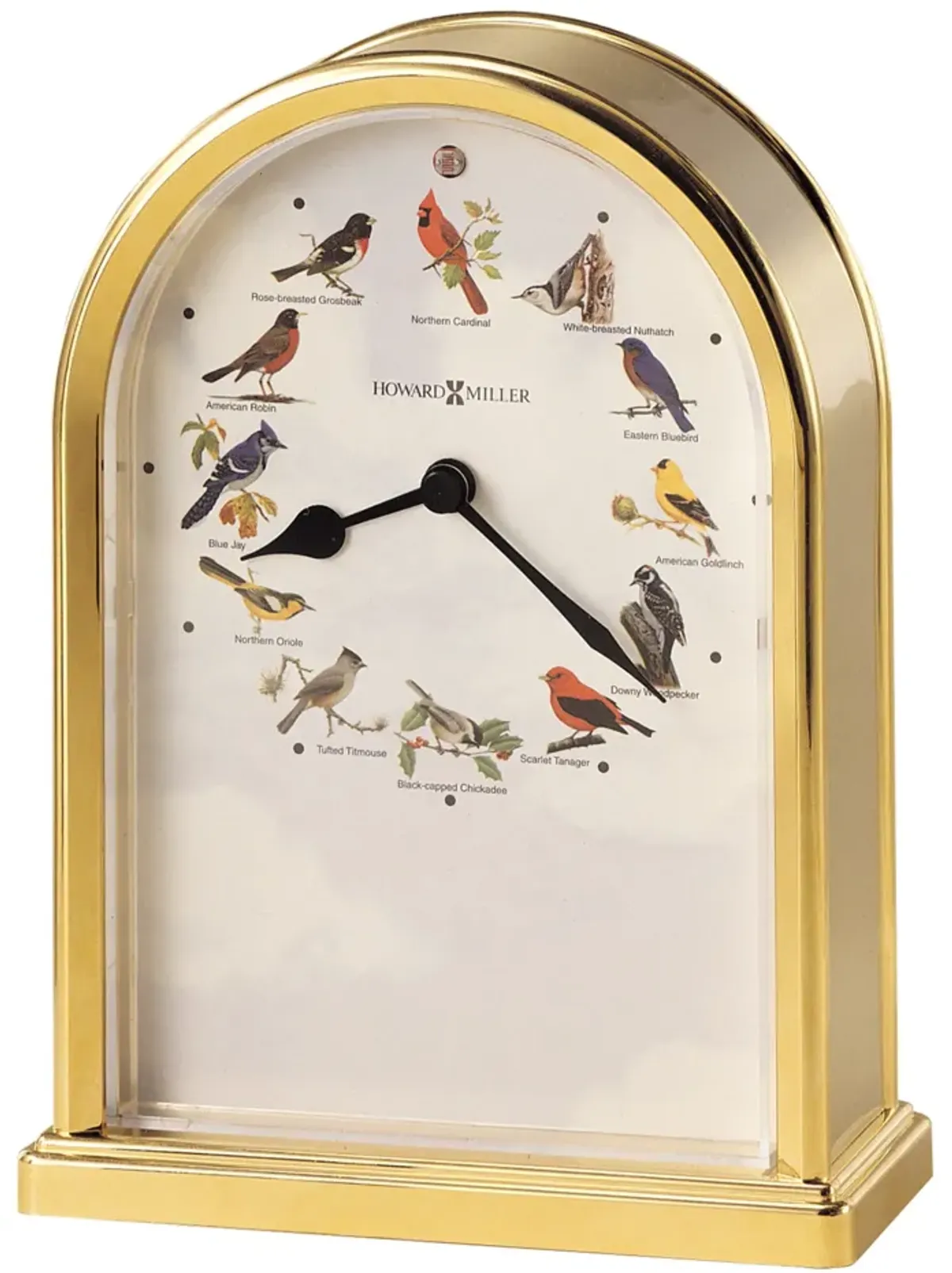 Howard Miller Song Birds of North America Iii Tabletop Clock