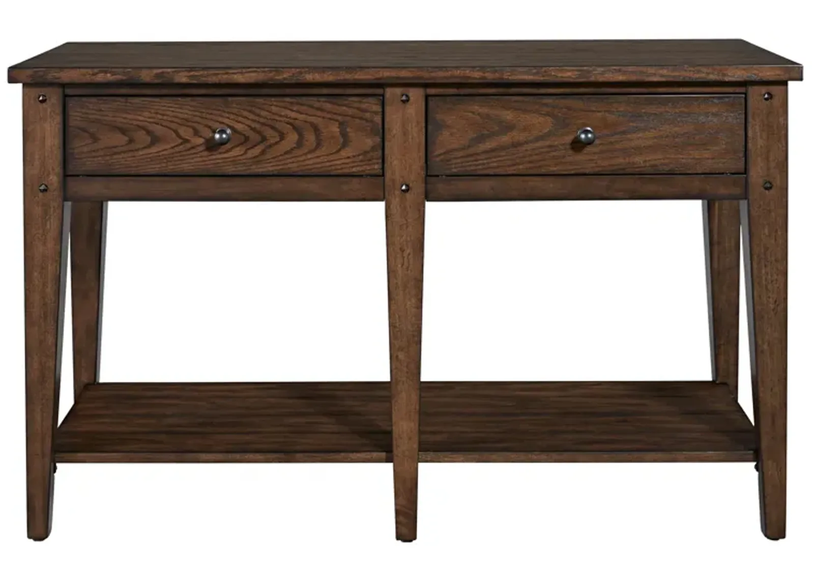 Liberty Furniture Lake House Rustic Brown Oak Sofa Table