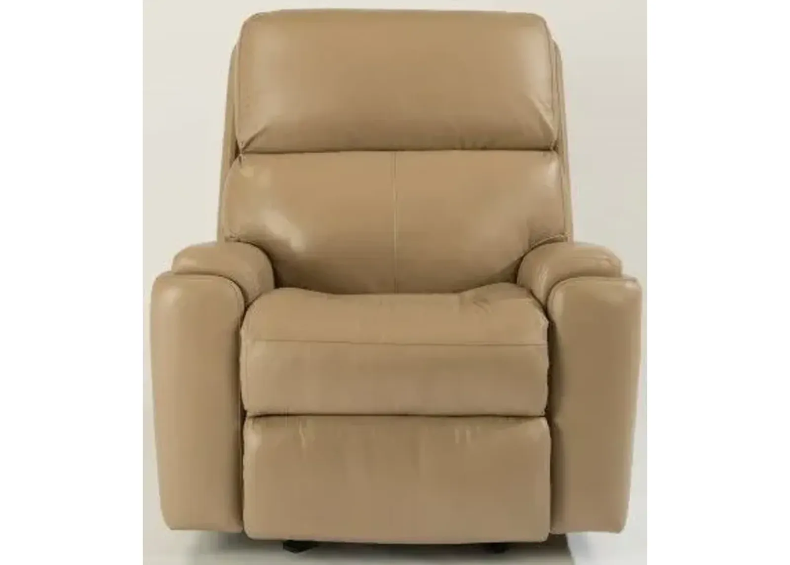 Flexsteel Rio Caffe Latte Power Leather Recliner with Power Headrest