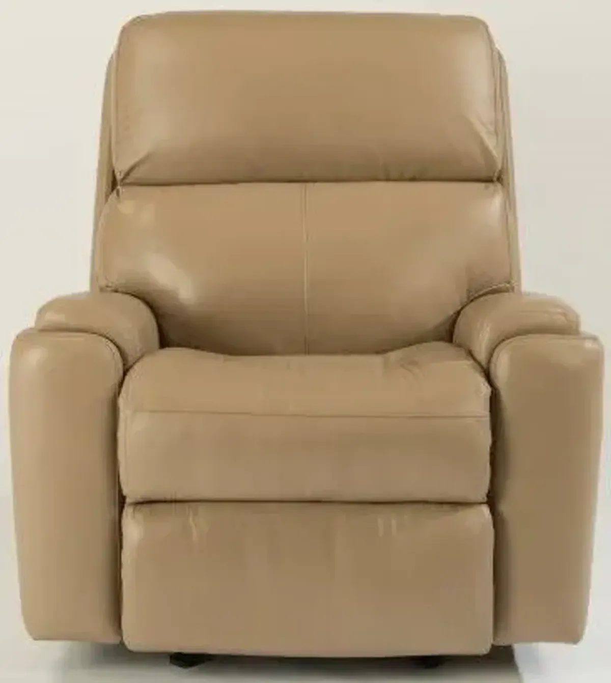 Flexsteel Rio Caffe Latte Power Leather Recliner with Power Headrest