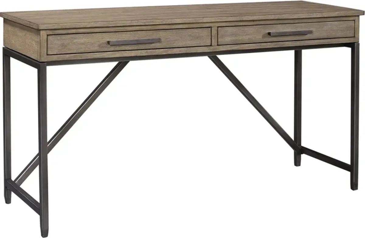 Aspenhome Trellis Desert Brown Sofa Table