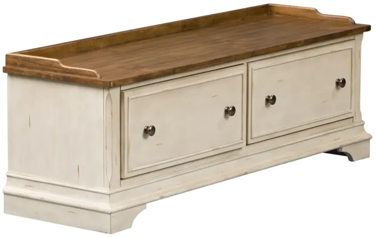 Liberty Furniture Morgan Creek Storage Hall Bench